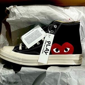 Converse play Comme des Garcons size 10M 12W